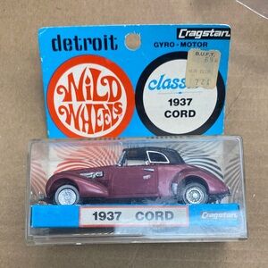 Detroit Wild Wheels 1937 Cord Model Car by Cragstan 0223